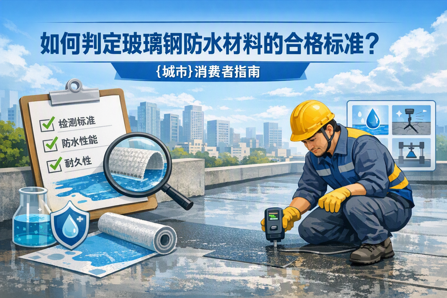 如何判定玻璃钢防水材料的合格标准？ 营口 消费者指南