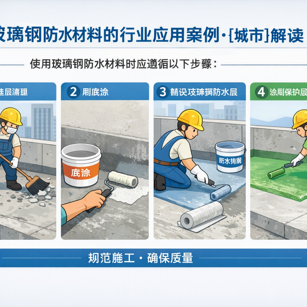 玻璃钢防水材料的行业应用案例,营口解读